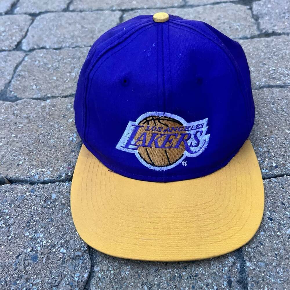 Vintage 90s Los Angeles Lakers AJD Snapback Hat